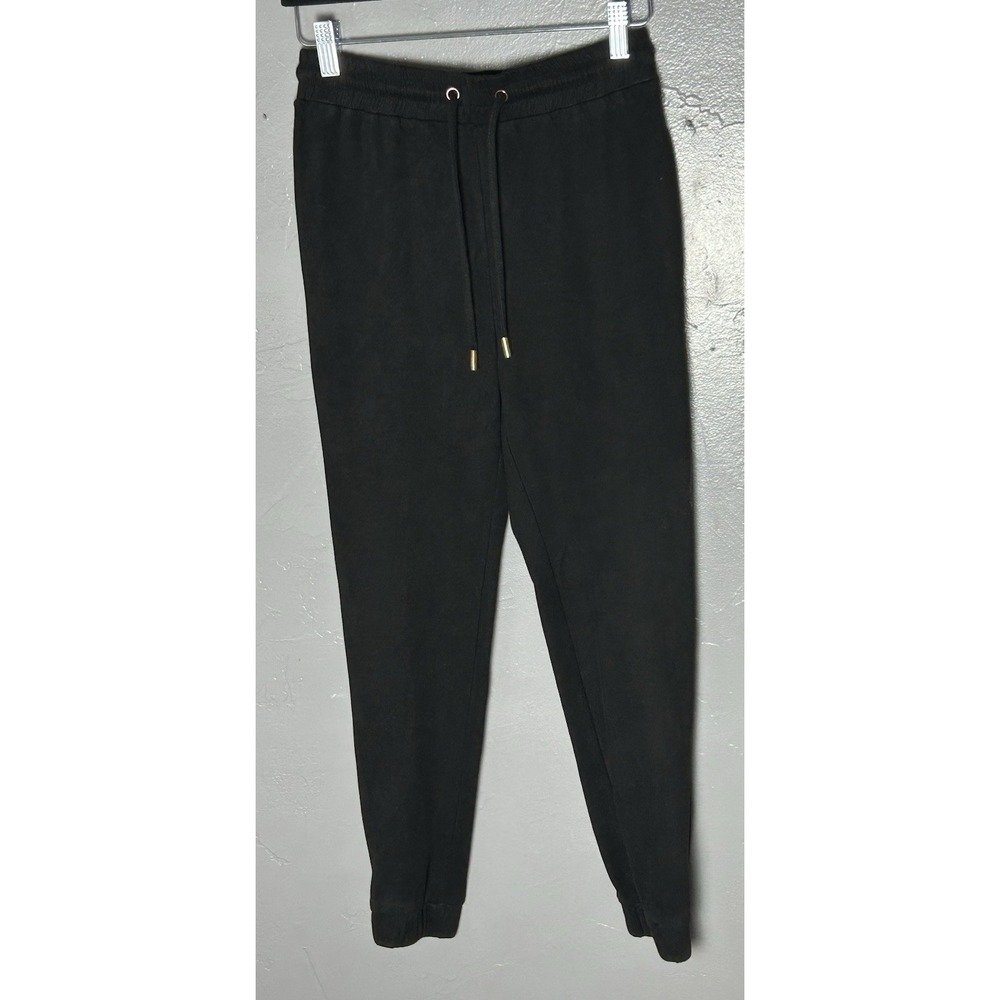 Women's Bishop & Young Pull On Jogger Black Size S Soft Cozy Leisure